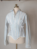 Lace-Up Corset Shirt